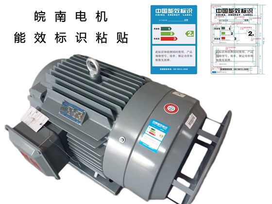 皖南電機(jī)：高效電機(jī)能效標(biāo)識