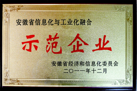 皖南電機：安徽省信息化與工業(yè)化融合示范企業(yè)